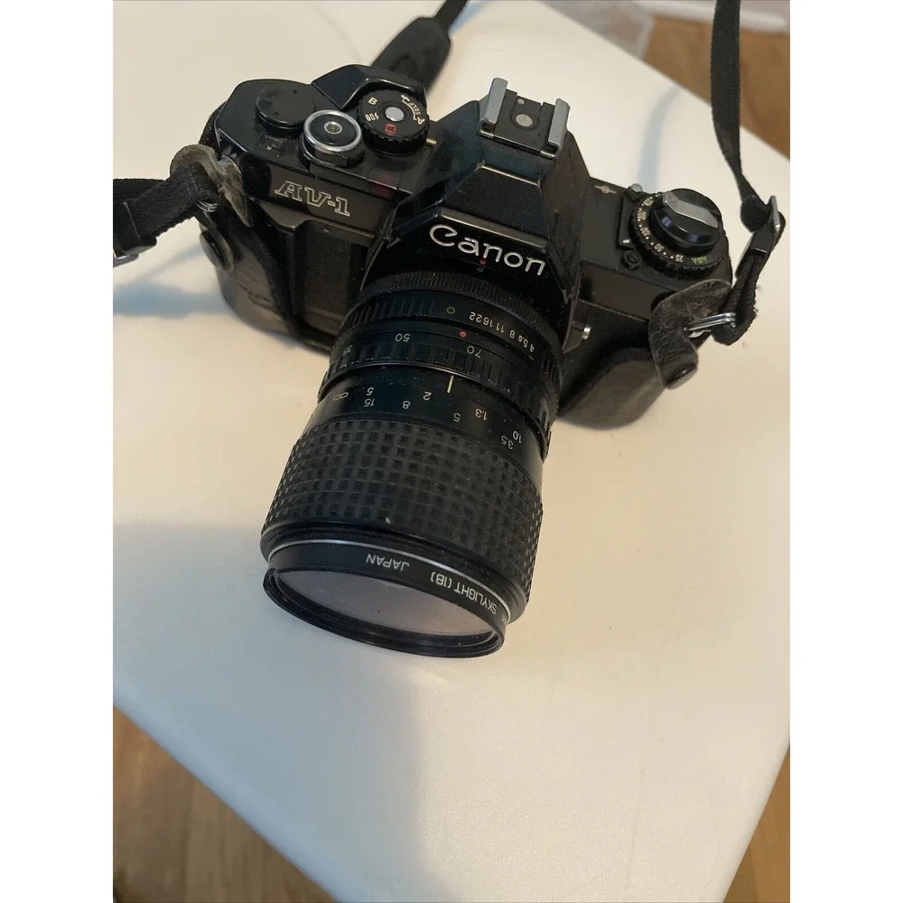 [Canon AV-1 Black 35mm SLR w/ 35-70mm f/4 Lens (17)